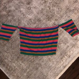 BP off the shoulder crop top